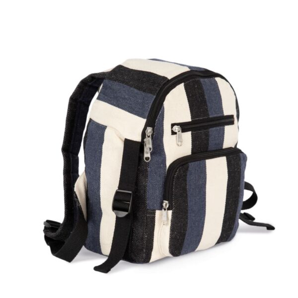 Sac à dos original femme Kimood - Couleur marine rayé