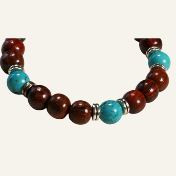 Bracelet élastique femme Kenzo Bois et perles