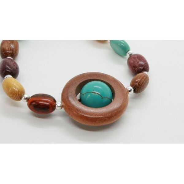 Bracelet pierres naturelles Isia avec perles pour femme