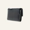 Portefeuille femme cuir noir - Modèle Anaïs