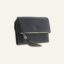Portefeuille Femme Brunello Cucinelli En Cuir Noir Avec Logo – Fait Main En Italie