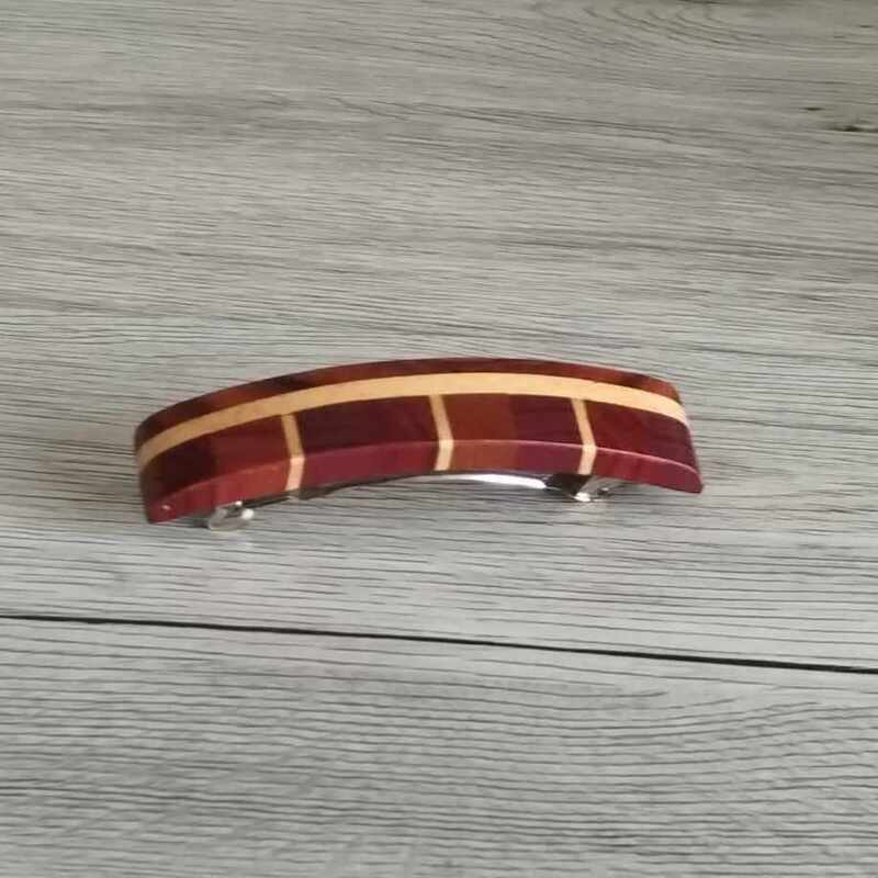 Barrette cheveux femme style marqueterie Vero 11