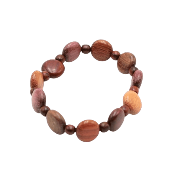 Bracelet élastique femme Catherina en Bois