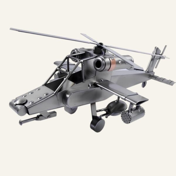 Maquette hélicoptère Apache en métal
