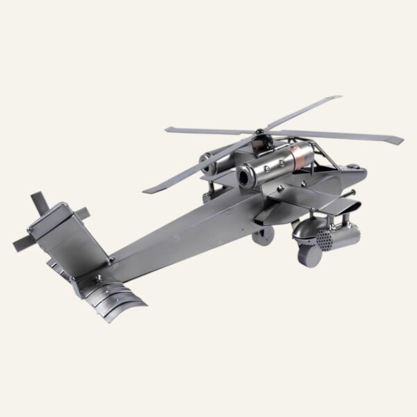 Maquette hélicoptère Apache en métal