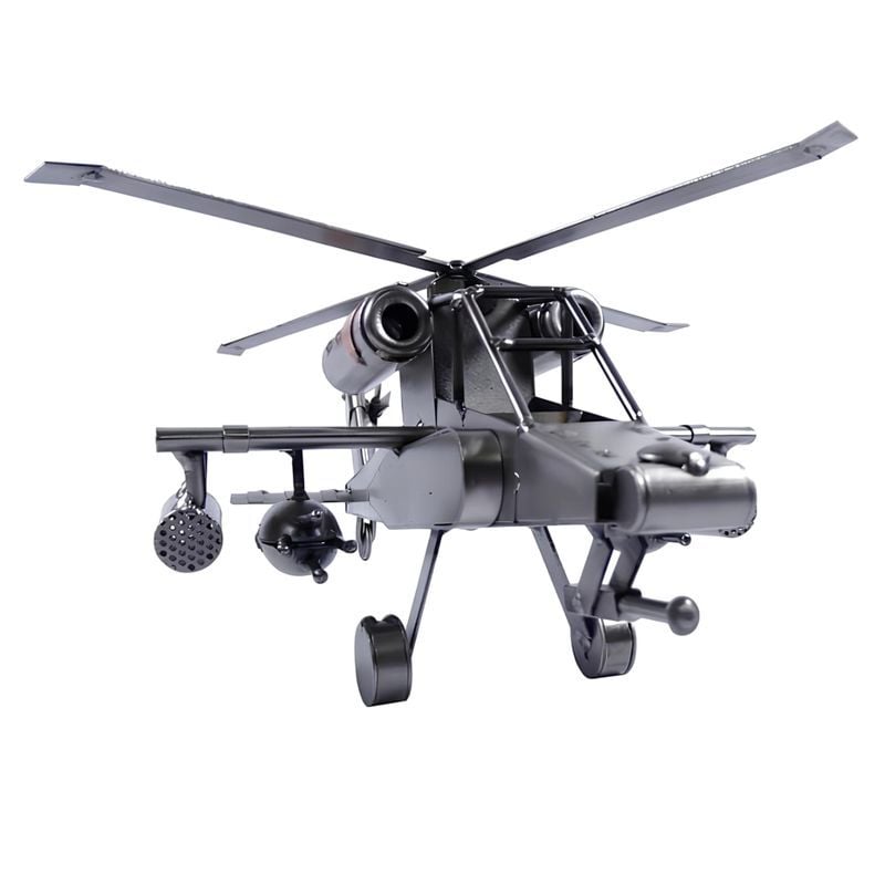 Maquette hélicoptère APACHE en métal 2