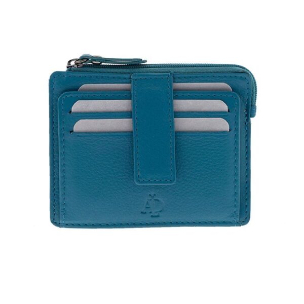 Porte-monnaie - Cuir - Bleu Azur