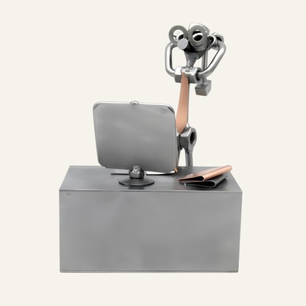Figurine informaticien en colère