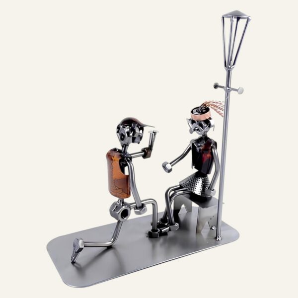 Cadeau demande en mariage - Sculpture couple amoureux