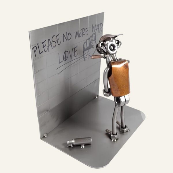 Cadeau pour graffeur - Figurine Graffiti en métal