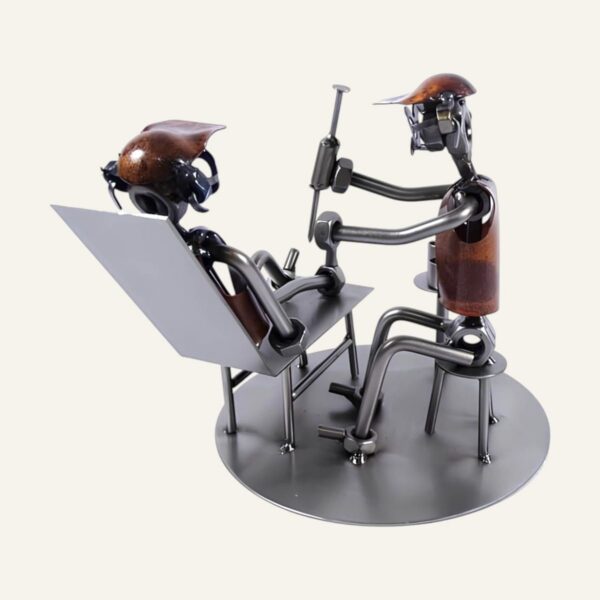 Cadeau chirurgien orthopédiste - Figurine orthopédiste en métal - idées cadeaux originales