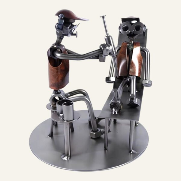 Cadeau chirurgien orthopédiste - Figurine orthopédiste en métal - idées cadeaux originales