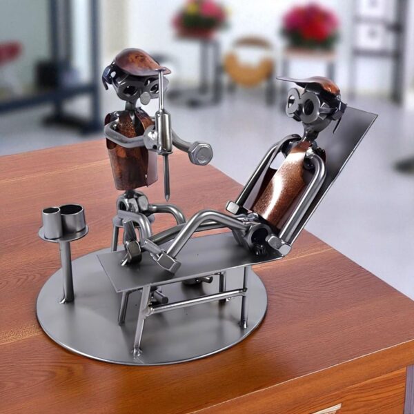Cadeau chirurgien orthopédiste - Figurine orthopédiste en métal - idées cadeaux originales