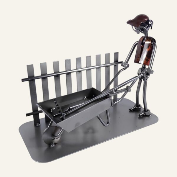 Cadeau paysagiste - Figurine paysagiste en métal