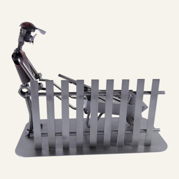 Cadeau paysagiste - Figurine paysagiste en métal