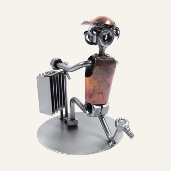 Cadeau pour un plombier - Figurine chauffagiste