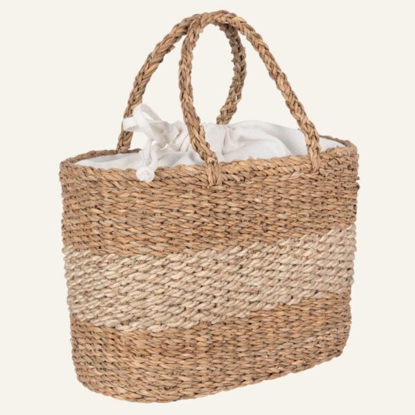 Sac panier femme en Jute