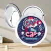 Miroir de poche Cap ou pas Cap 1 Un miroir de poche rond avec un message rigolo Cap ou pas Cap