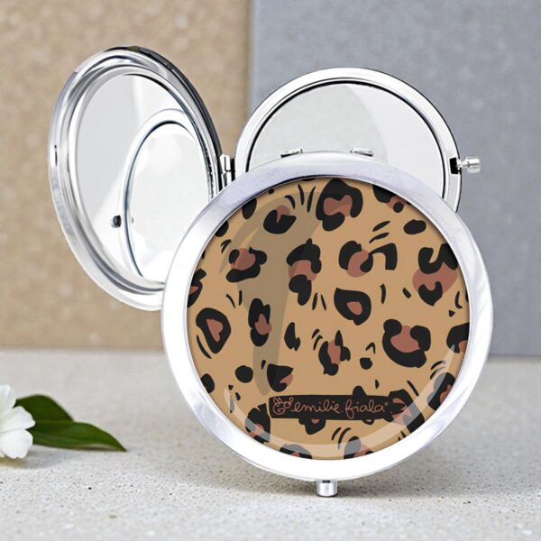 Miroie de poche léopard