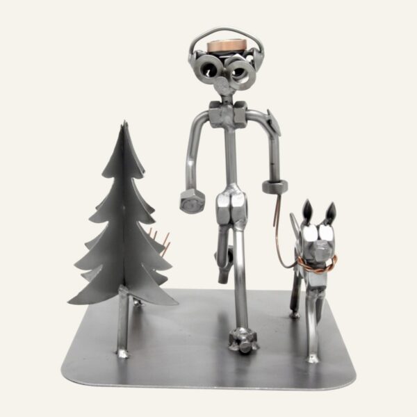 Figurine Joggeur avec son chien - Idée cadeau coureur a pied 11 Figurine Joggeur avec son chien - Idée cadeau coureur a pied