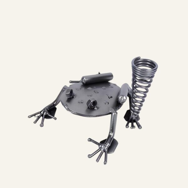 Porte Stylo Grenouille en métal 9 Porte stylo grenouille en métal - Décoration de bureau