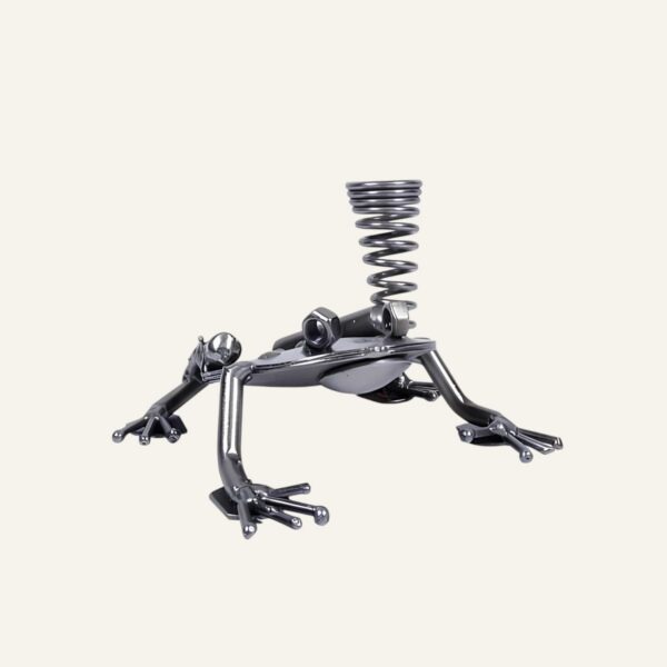 Porte Stylo Grenouille en métal 10 Porte stylo grenouille en métal - Décoration de bureau