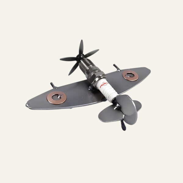 Miniature Spitfire en métal - 13,5 x10 cm - Hauteur : 6cm 7 Miniature Spitfire en metal - Décoration avion secone guerre mondiale