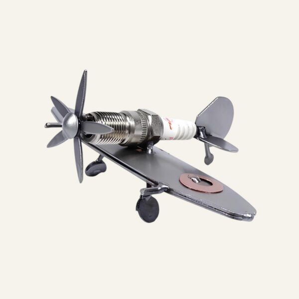 Miniature Spitfire en métal - 13,5 x10 cm - Hauteur : 6cm 8 Miniature Spitfire en metal - Décoration avion secone guerre mondiale