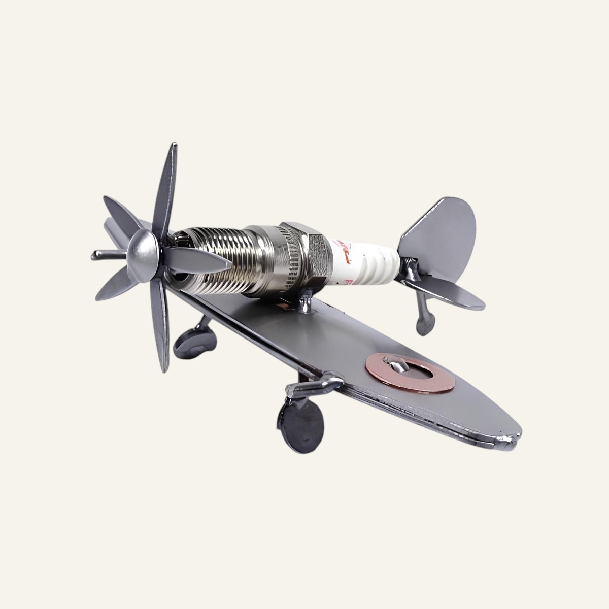 Miniature Spitfire en métal - 13,5 x10 cm - Hauteur : 6cm 5 Miniature Spitfire en metal - Décoration avion secone guerre mondiale