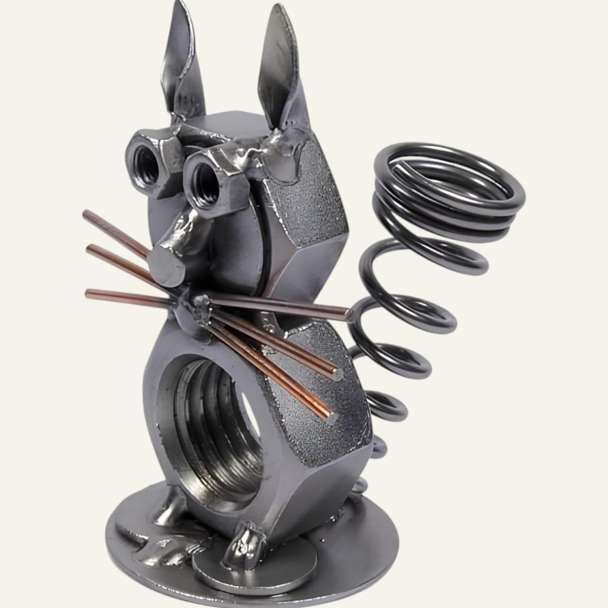 Porte Stylo Chat en métal 3 Porte stylo chat en métal - Décoration de bureau