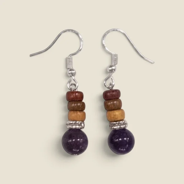 Alternative view of Boucles d'oreilles Solyne