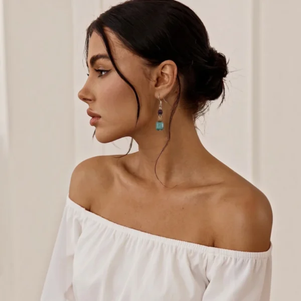 Alternative view of Boucles d'oreilles Naissa