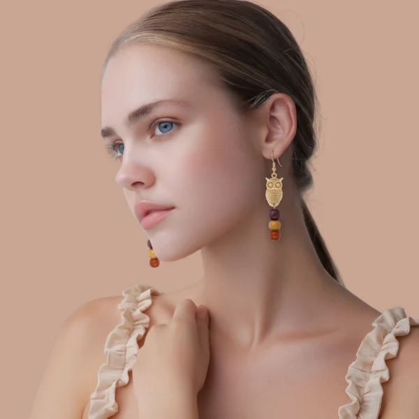 Alternative view of Boucles d'oreilles Gaia