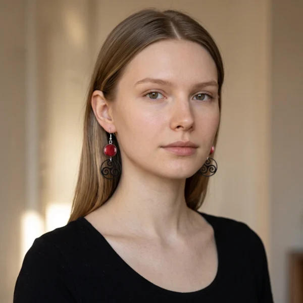 Alternative view of Boucles d'oreilles Lilou